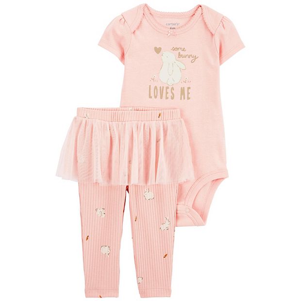 Carter's Child of Mine Baby Girl Romper and Dress Set, 3-Piece, Sizes 0-24  Months 