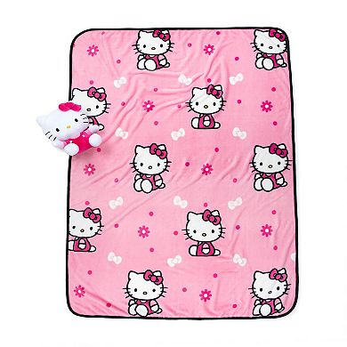 Hello Kitty Hello Girly Throw & Pillow Buddy Set