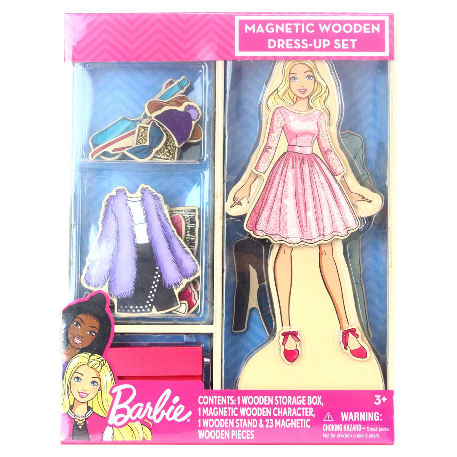 Детская кукла Barbie Wooden Magnetic Dress Up Doll — фото 1