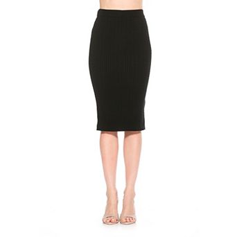Women's ALEXIA ADMOR Cable-Knit Midi Skirt