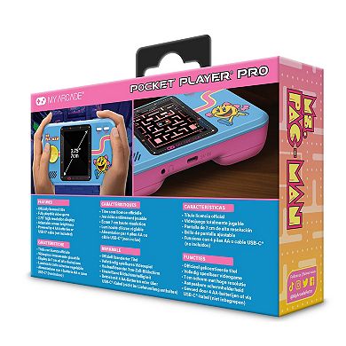 My Arcade Ms. Pac-Man Pocket Player Pro Handheld Gaming Device