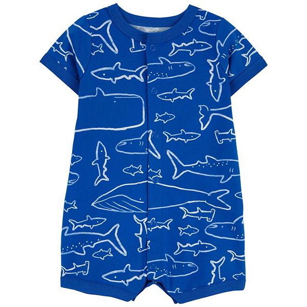 Ocean Whale Full Sleeves Baby Romper