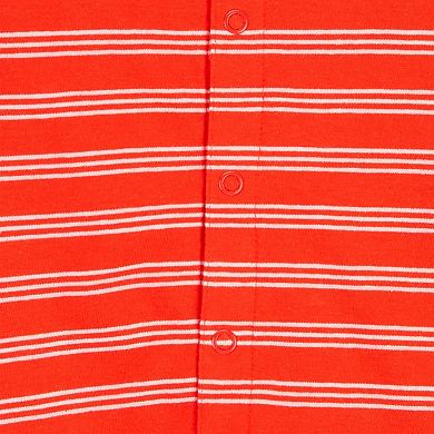 Baby Boy Carter's Striped Snap-Up Romper