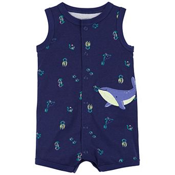 Baby Boy Carter's Whale Snap-Up Romper