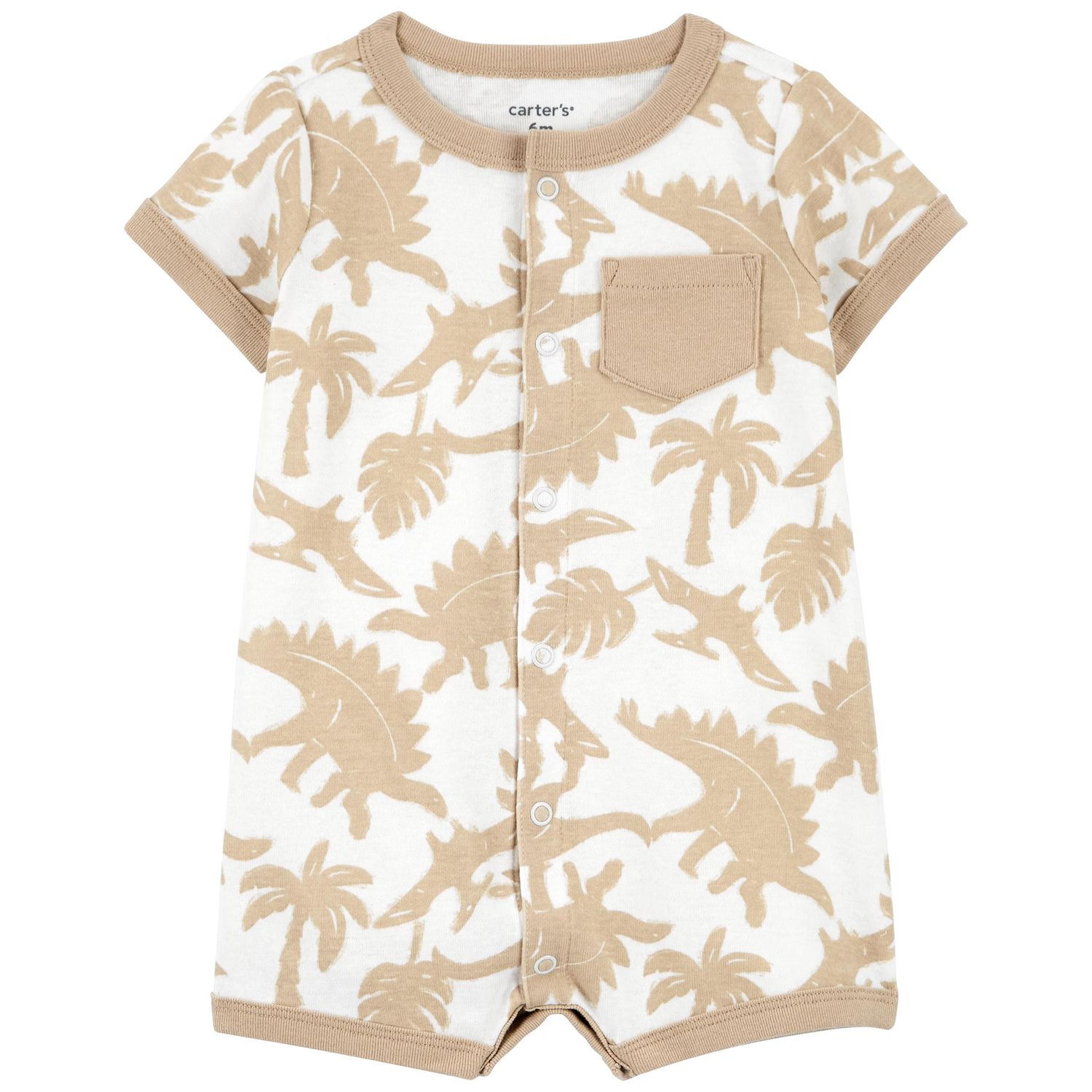 Combinaison Bébé Garçon Dinosaure Carter's Just One You - Taille 12 Mois, Rouge, Occasion Très Bon état