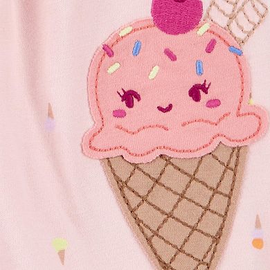 Baby Girl Carter's Ice Cream Snap-Up Romper