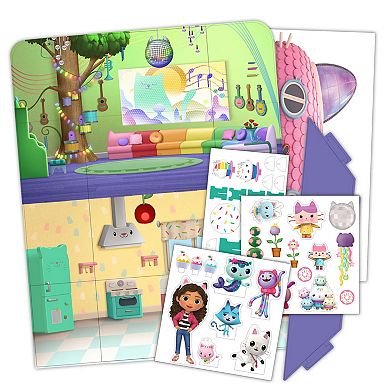 Tara Toy Gabby's Dollhouse Playscene Toy 4-piece Set
