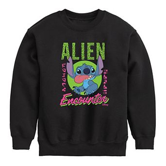 Disney's Lilo & Stitch Boys 8-20 Alien Encounter Crew Fleece