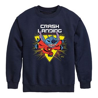 Disney's Lilo & Stitch Boys 8-20 Crash Landing Crew Fleece
