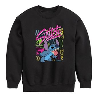 Disney's Lilo & Stitch Boys 8-20 Retro Stitch Crew Fleece