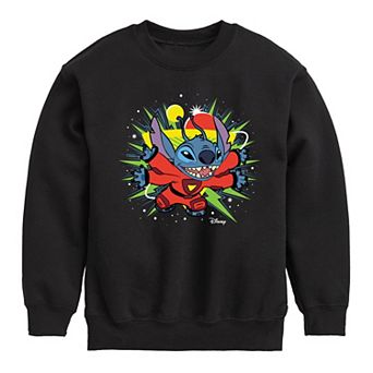 Disney's Lilo & Stitch Boys 8-20 Space Icon Crew Fleece