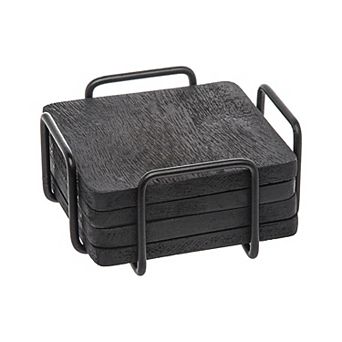 Godinger Silver Ridgewood Coaster Set with Stand