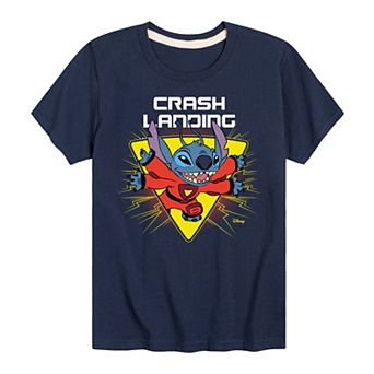 Disney's Lilo & Stitch Boys 8-20 Crash Landing Tee