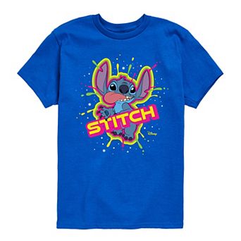 Disney's Lilo & Stitch Boys 8-20 Splatter Tee