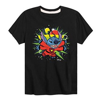 Disney's Lilo & Stitch Boys 8-20 Space Icons Tee
