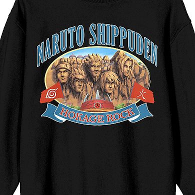 Men's Naruto Shippuden Hokage Rock Long Sleeve Graphic Tee