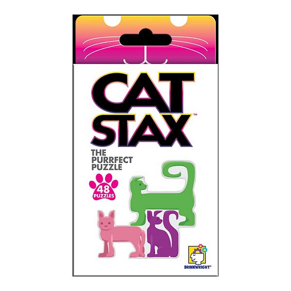 Brainwright Cat Stax The Purrfect Puzzle - No Color