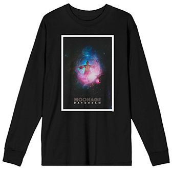 Men's David Bowie Moonage Daydream Long Sleeve Graphic Tee