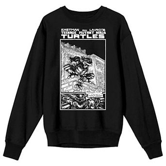 Men's Teenage Mutant Ninja Turtles Comic Origins Raphael Long Sleeve Graphic Tee
