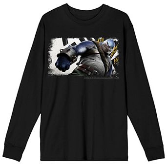 Men's DC Comics Suicide Squad King Shark Long Sleeve Graphic Tee