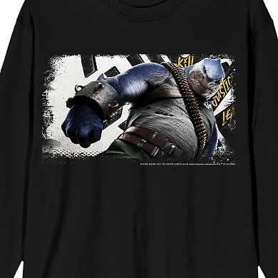 Men's DC Comics Suicide Squad King Shark Long Sleeve Graphic Tee