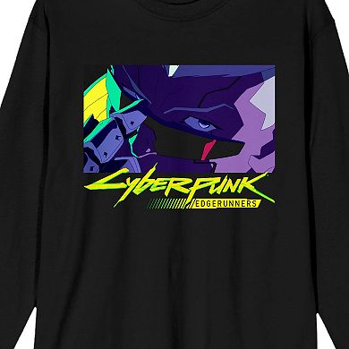 Men's Cyberpunk EdgeRunners Long Sleeve Graphic Tee