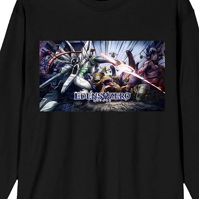 Men's Edens Zero Fight Scene Long Sleeve Graphic Tee