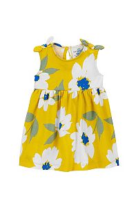Image of Baby Girl Carter's Floral Sleeveless Dress, Girl's, Size: 12 Months, Yellow