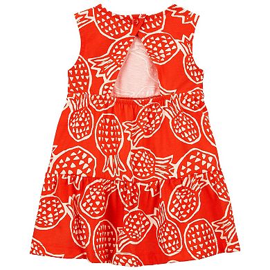 Baby Girl Carter's Pineapple Sleeveless Dress