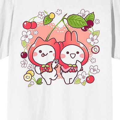 Men's Mimi & Neko Flowers & Fruits Graphic Tee