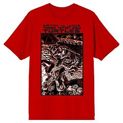 TMNT - T-Shirt KIDS TMNT Group - Red (4 Years) 
