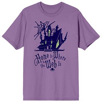 Men's Growing Up Creepie "Home Is Where The Web Is" Graphic Tee