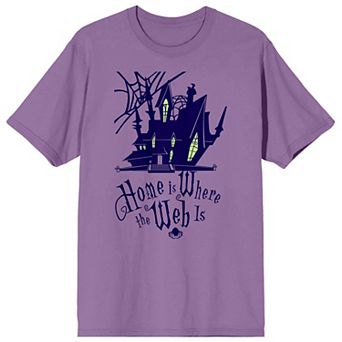 Men's Growing Up Creepie "Home Is Where The Web Is" Graphic Tee