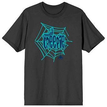 Men's Growing Up Creepie "Creepie" Spider Web Graphic Tee