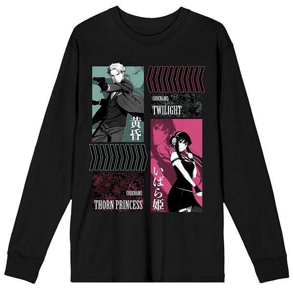 Men's Spy x Family Loid and Yor Long Sleeve Graphic Tee
