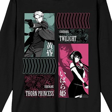 Men's Spy x Family Loid and Yor Long Sleeve Graphic Tee