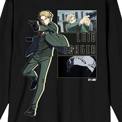 Men's Spy x Family Loid Forger Long Sleeve Graphic Tee