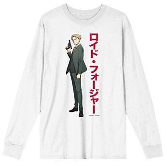 Men's Spy x Family Loid Forger Long Sleeve Graphic Tee