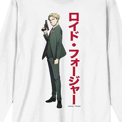 Men's Spy x Family Loid Forger Long Sleeve Graphic Tee
