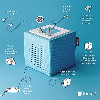 tonies Toniebox Playtime Puppy Starter Set Light Blue