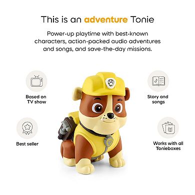 tonies Paw Patrol Rubble Audio Play Character