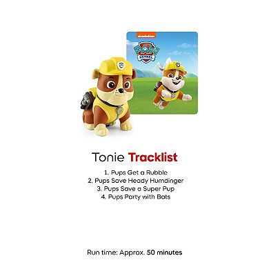 tonies Paw Patrol Rubble Audio Play Character