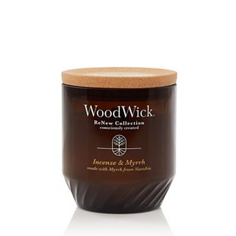 WoodWick® ReNew Incense & Myrrh Medium Jar Candle