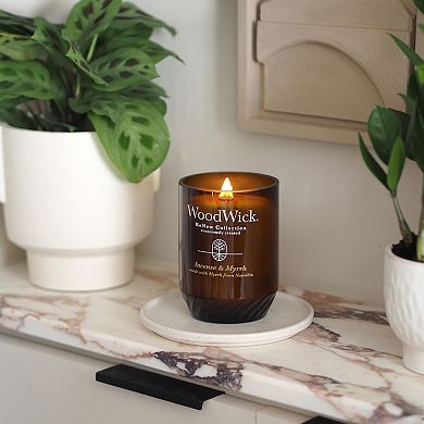 WoodWick® ReNew Incense & Myrrh Medium Jar Candle