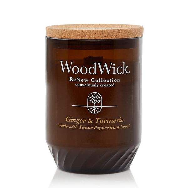 WoodWick 13oz Ginger Turmeric ReNew Candle