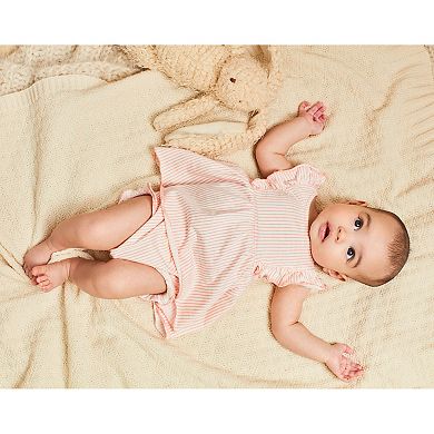 Baby Girl Carter's 3-Piece Striped Dress, Little Shorts, and Bodysuit Set