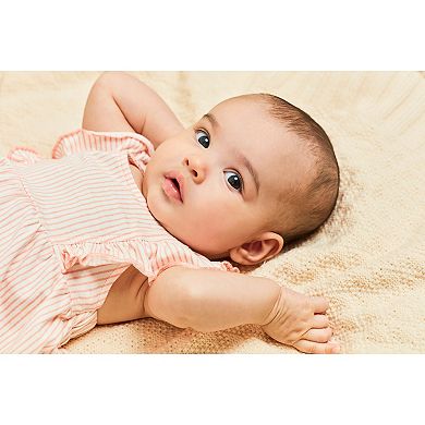 Baby Girl Carter's 3-Piece Striped Dress, Little Shorts, and Bodysuit Set