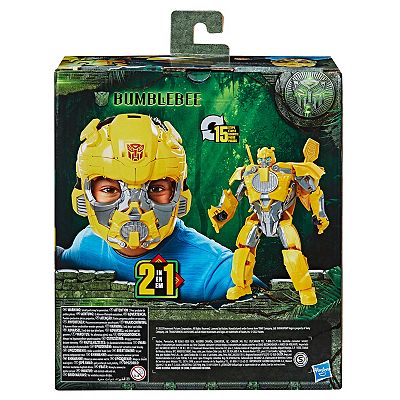 Transformers Rise of the Beasts Bumblebee 2 in 1 Mask by Hasbro