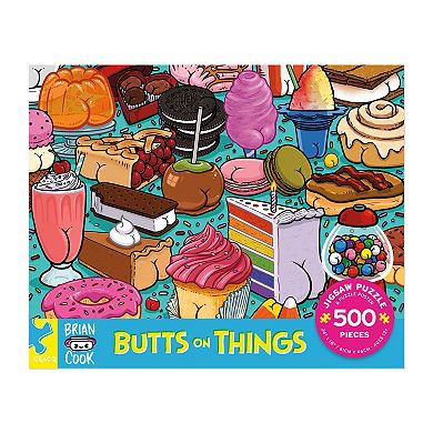 Ceaco Butts On Things Sweet Cheeks 500-Piece Jigsaw Puzzle