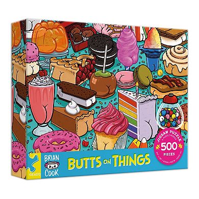 Ceaco Butts On Things Sweet Cheeks 500-Piece Jigsaw Puzzle